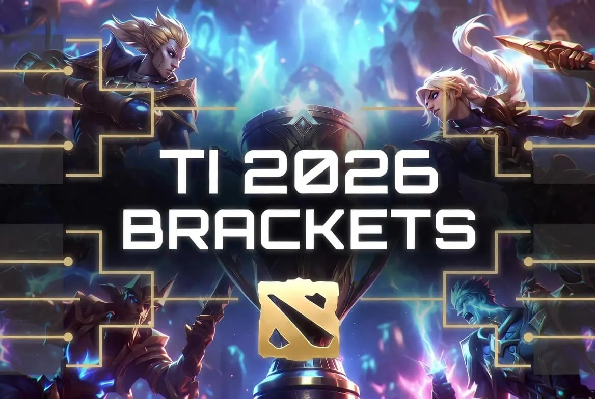 Schema des Turnierbaums beim Dota-2-Weltfinal 2026
