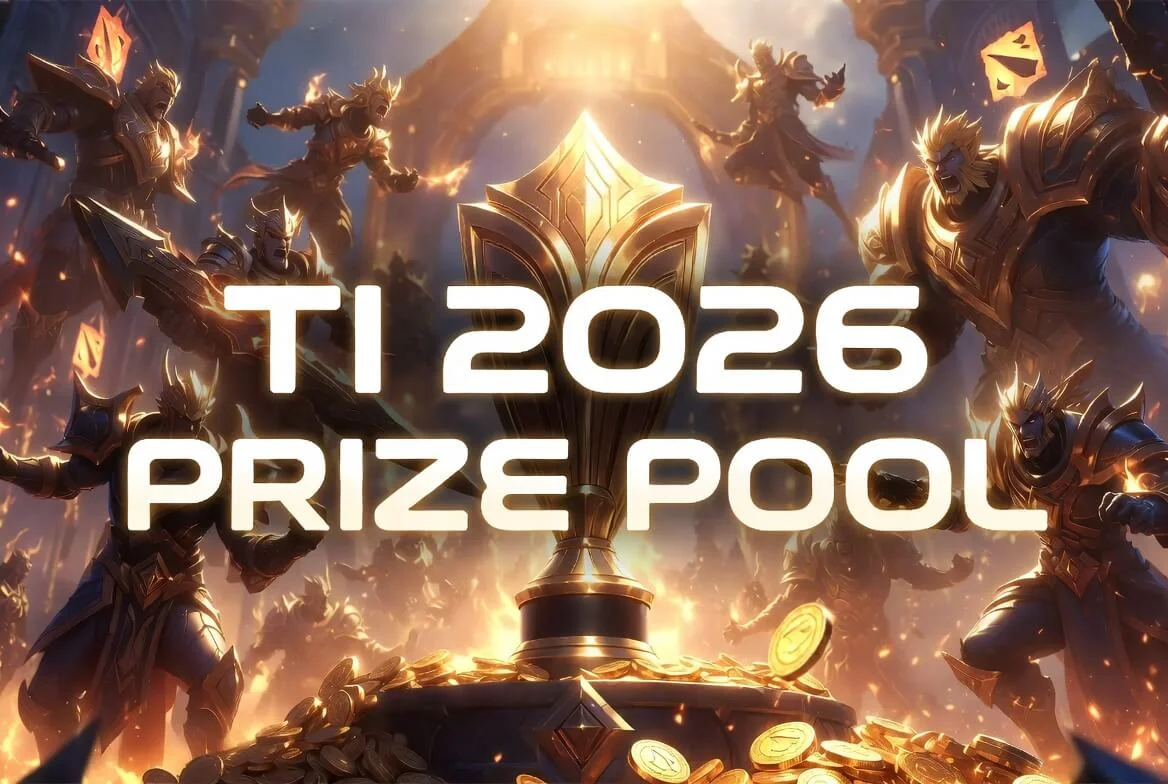 Darstellung des Preisgelds beim Dota-2-Weltfinal 2026